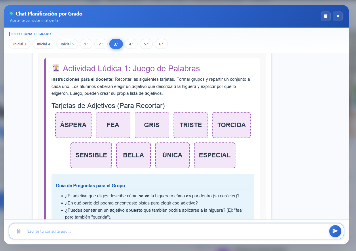Generación de Material