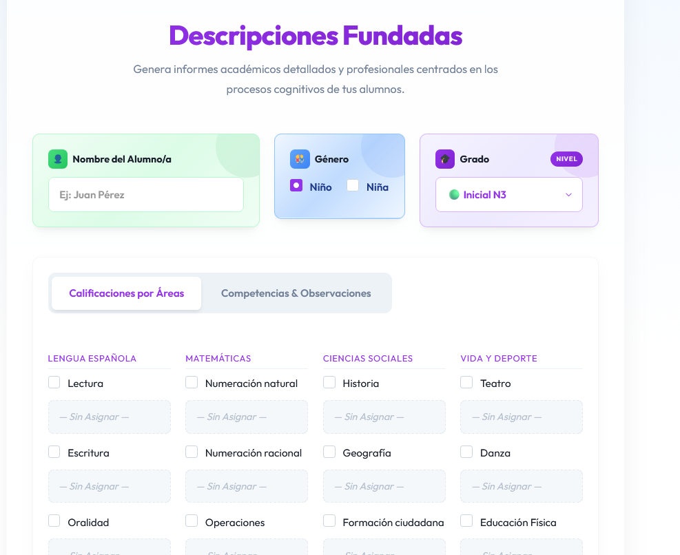 Evaluación Integral